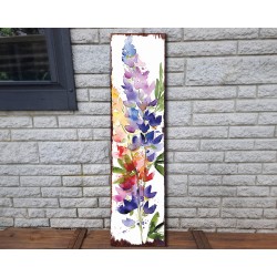 36in Lupine Floral Garden Stake