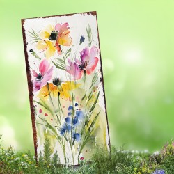 30inch Spring Wildflower Garden Stake