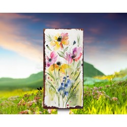 30inch Spring Wildflower Garden Stake