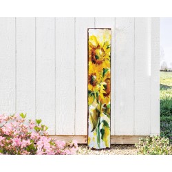 48-inch Sunflower Wooden Garden Stake