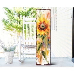 36in Sunflower Wooden Garden Stake